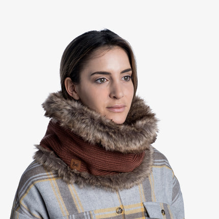 BUFF® Knitted Neckwarmer Comfort KESHA ROSEWOOD - Nekwarmer