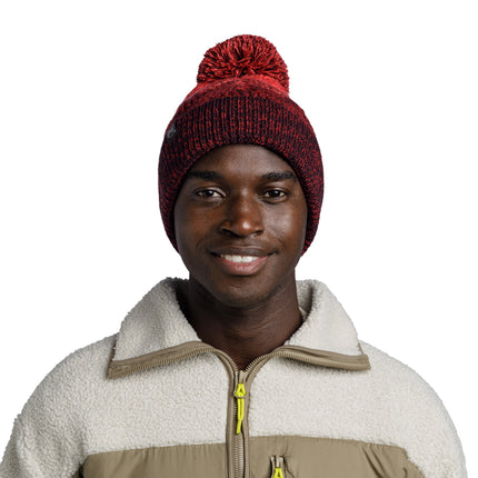 BUFF® Knitted & Fleece Band Hat MASHA MAHOGANY - Muts