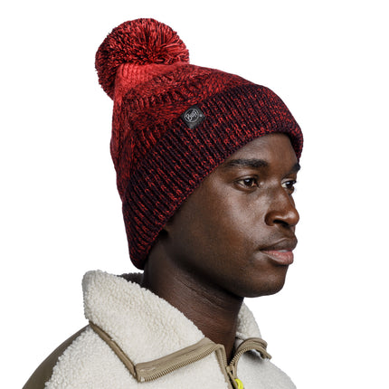 BUFF® Knitted & Fleece Band Hat MASHA MAHOGANY - Muts