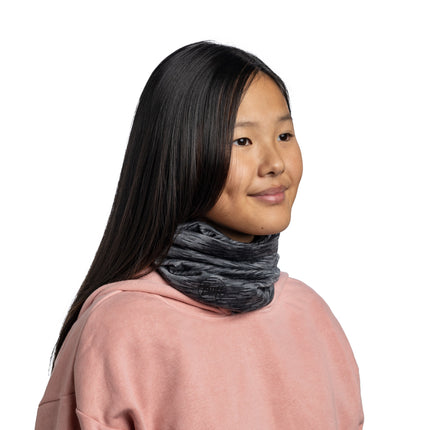 BUFF® Merino Lightweight GRAPHITE MULTISTRIPES - Nekwarmer - Kids