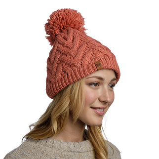 BUFF® Knitted & Fleece Band Hat CARYN CRIMSON - Muts