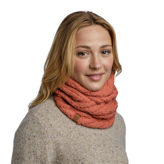 BUFF® Knitted & Fleece Neckwarmer CARYN CRIMSON - Nekwarmer