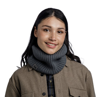 BUFF® Knitted Neckwarmer Comfort NORVAL GREY - Nekwarmer