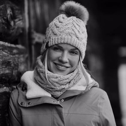 BUFF® Knitted Neckwarmer Comfort NORVAL GREY - Nekwarmer