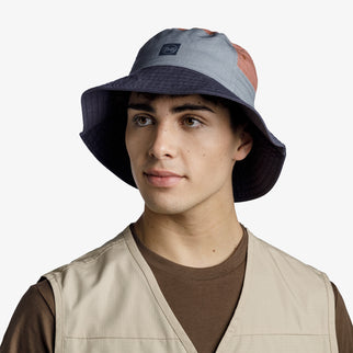 BUFF® Sun Bucket Hat HAK STEEL S/M - Zonnehoed -Zonbescherming