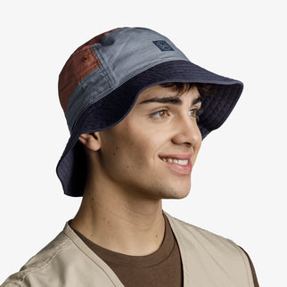 BUFF® Sun Bucket Hat HAK STEEL S/M - Zonnehoed -Zonbescherming