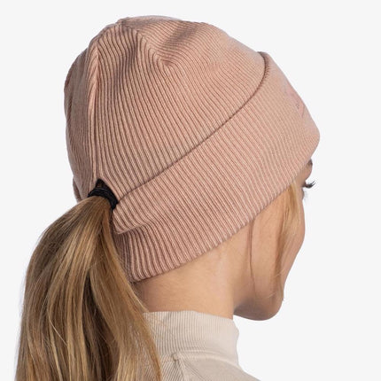 BUFF® Crossknit Beanie SOLID PALE PINK - Muts