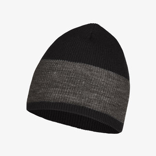 BUFF® Crossknit Beanie SOLID BLACK - Muts