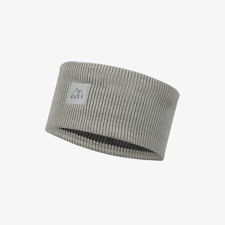 BUFF® CrossKnit Headband SOLID LIGHT GREY - Hoofdband