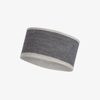 BUFF® CrossKnit Headband SOLID LIGHT GREY - Hoofdband