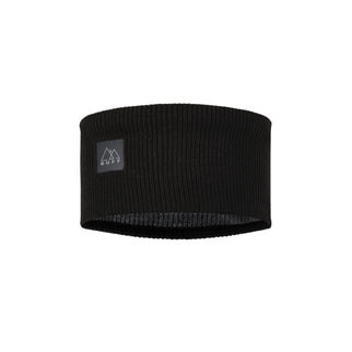 BUFF® CrossKnit Headband SOLID BLACK - Hoofdband