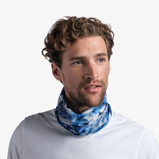 BUFF® Coolnet UV® TELBLUR BLUE - Nekwarmer - Multifunctioneel