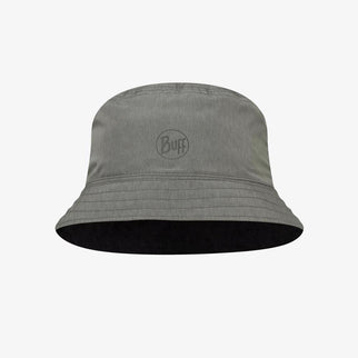 BUFF® Travel Bucket Hat GLINE BLACK-GREY S/M - Zonnehoed