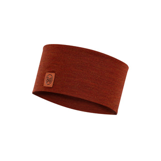 BUFF® Merino Wide Headband SOLID SIENNA - Hoofdband