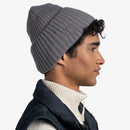 BUFF® Knitted Hat RUTGER GREY HEATHER - Muts