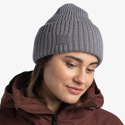 BUFF® Knitted Hat RUTGER GREY HEATHER - Muts