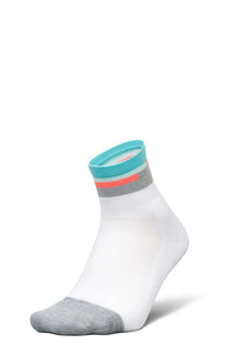 Elite Light Cushion Quarter Aquatic White Medium