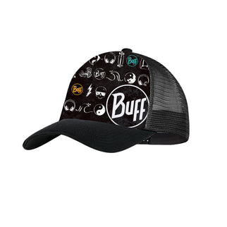 BUFF® Trucker Cap KALEAT BLACK LOGO L/XL - Pet - Zonbescherming