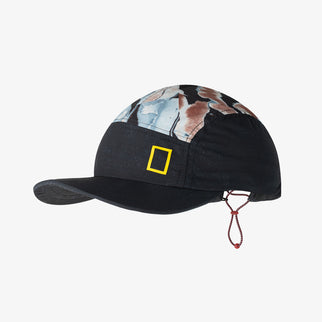 BUFF® 5 Panel Explore Cap REIGE BLACK - Pet - Zonbescherming