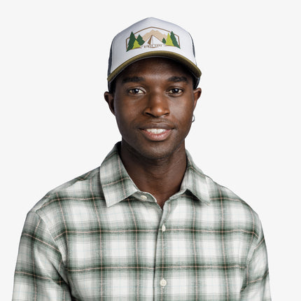 BUFF® Trucker Cap DARRYL WHITE L/XL - Pet - Zonbescherming