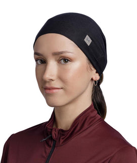 BUFF® CoolNet UV Underhelmet Headband SOLID BLACK - Hoofdband