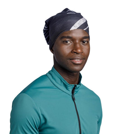 BUFF® CoolNet UV Underhelmet Headband LENIR NIGHT BLUE - Hoofdband