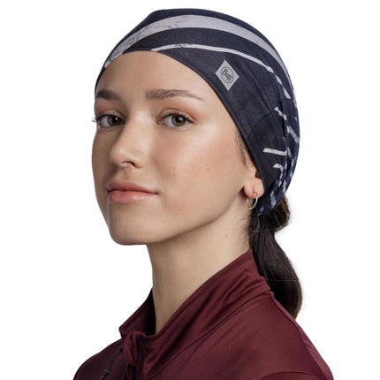 BUFF® CoolNet UV Underhelmet Headband LENIR NIGHT BLUE - Hoofdband