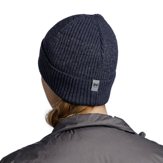 Buff® & Bike Merino Summit Beanie SOLID NIGHT BLUE - Muts