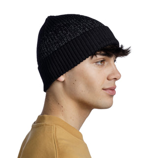 Buff® & Bike Merino Summit Beanie SOLID BLACK - Muts