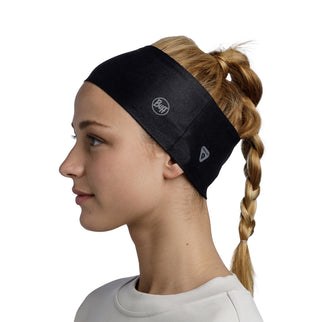 BUFF® Thermonet Headband SOLID BLACK - Hoofdband