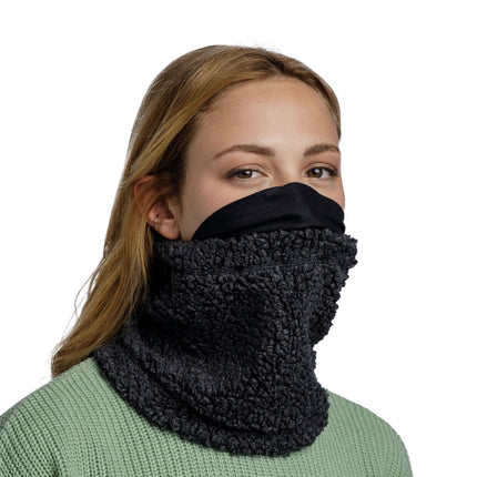 BUFF® Swicht Polar Neckwarmer SOLID BLACK - Nekwarmer