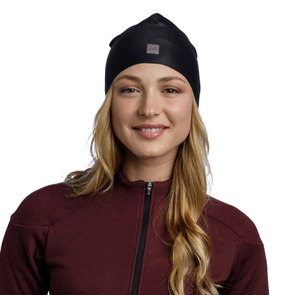 BUFF® Bike Thermonet Beanie SOLID BLACK - Muts