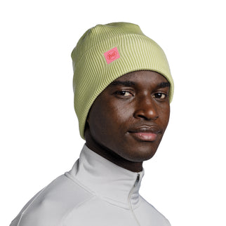 BUFF® Crossknit Beanie SHEEN YELLOW - Muts