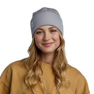 BUFF® Crossknit Beanie SOLID LIGHT GREY - Muts