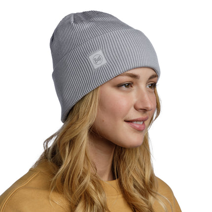 BUFF® Crossknit Beanie SOLID LIGHT GREY - Muts