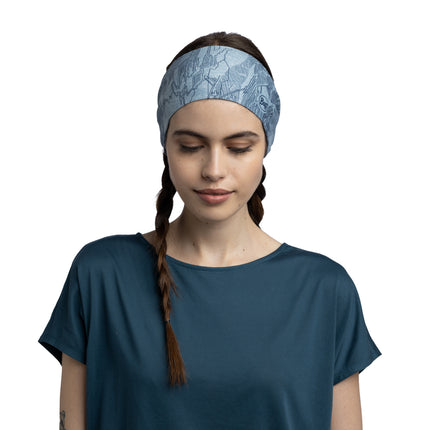 BUFF® Coolnet UV Wide Headband LAVEN MIST - Hoofdband