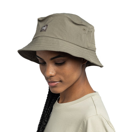 BUFF® Adventure Bucket Hat SOLID TUNDRA KHAKI S/M - Hoed