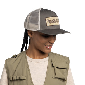 BUFF® Explore Trucker Cap LAKE RIVER KHAKI L/XL - Pet
