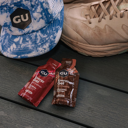 GU Gel Chocolate Outrage (Per 24 in doos)