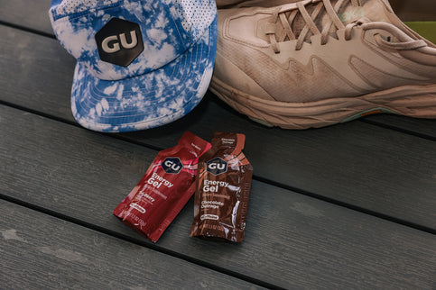 GU Gel Chocolate Outrage (Per 24 in doos)