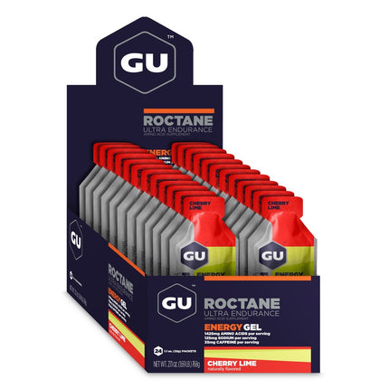 GU Roctane Gel Cherry Lime (Per 24 in doos)