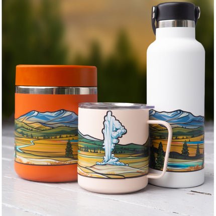 Hydrascape - Yellowstone National Park - Outdoor Sticker