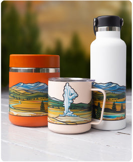 Hydrascape - Yellowstone National Park - Outdoor Sticker