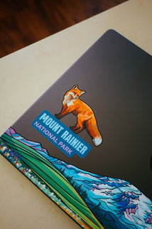 Hydrascape - Mount Rainier National Park - Outdoor Sticker
