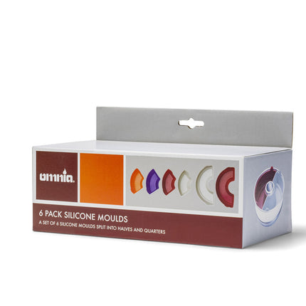 Omnia 6 Pack Silicone Moulds Classic 2L