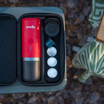 Omnia Espresso On The Go Rood