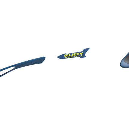 Rudy Project Sintryx Temple tips, Nose pads, Emblem - Navy/Navy-Yellow / Graphite-Navy - acc.