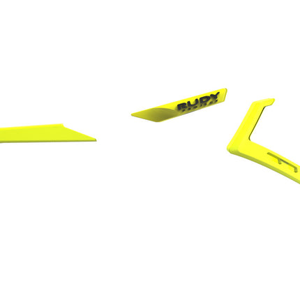 Rudy Project Defender Temple tips, Nose pads, Emblem - Yellow Fluo - Yellow Fluo - acc.