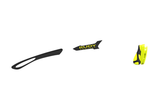 Rudy Project Tralyx Temple tips, Nose pads, Emblem - Black-Yellow Fluo/Black-Yellow Fluo - acc.