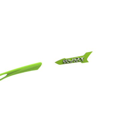 Rudy Project Tralyx Temple tips, Nose pads, Emblem - Lime -Chrome/Lime-Grey/Ice Graphite - acc.